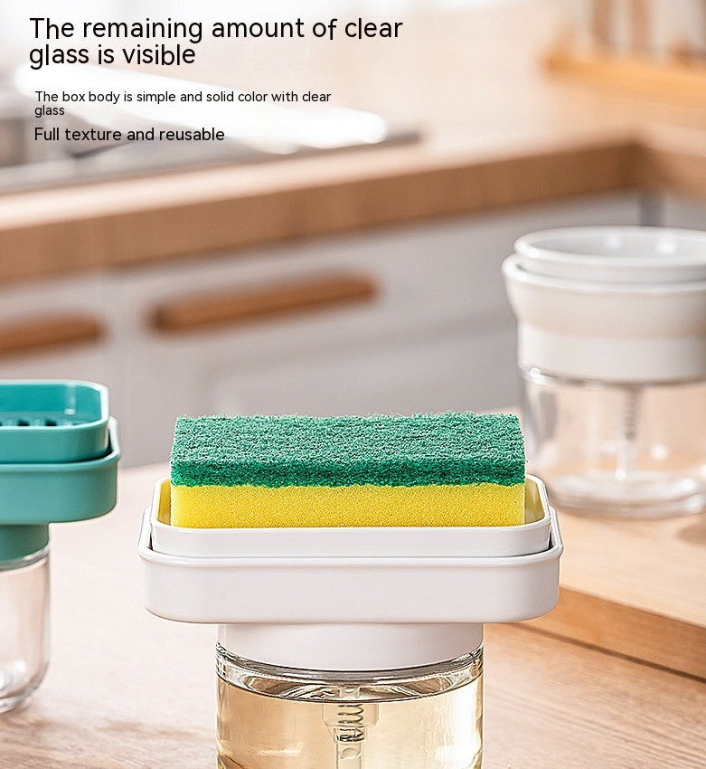 Glass Bottle Body sponge Press