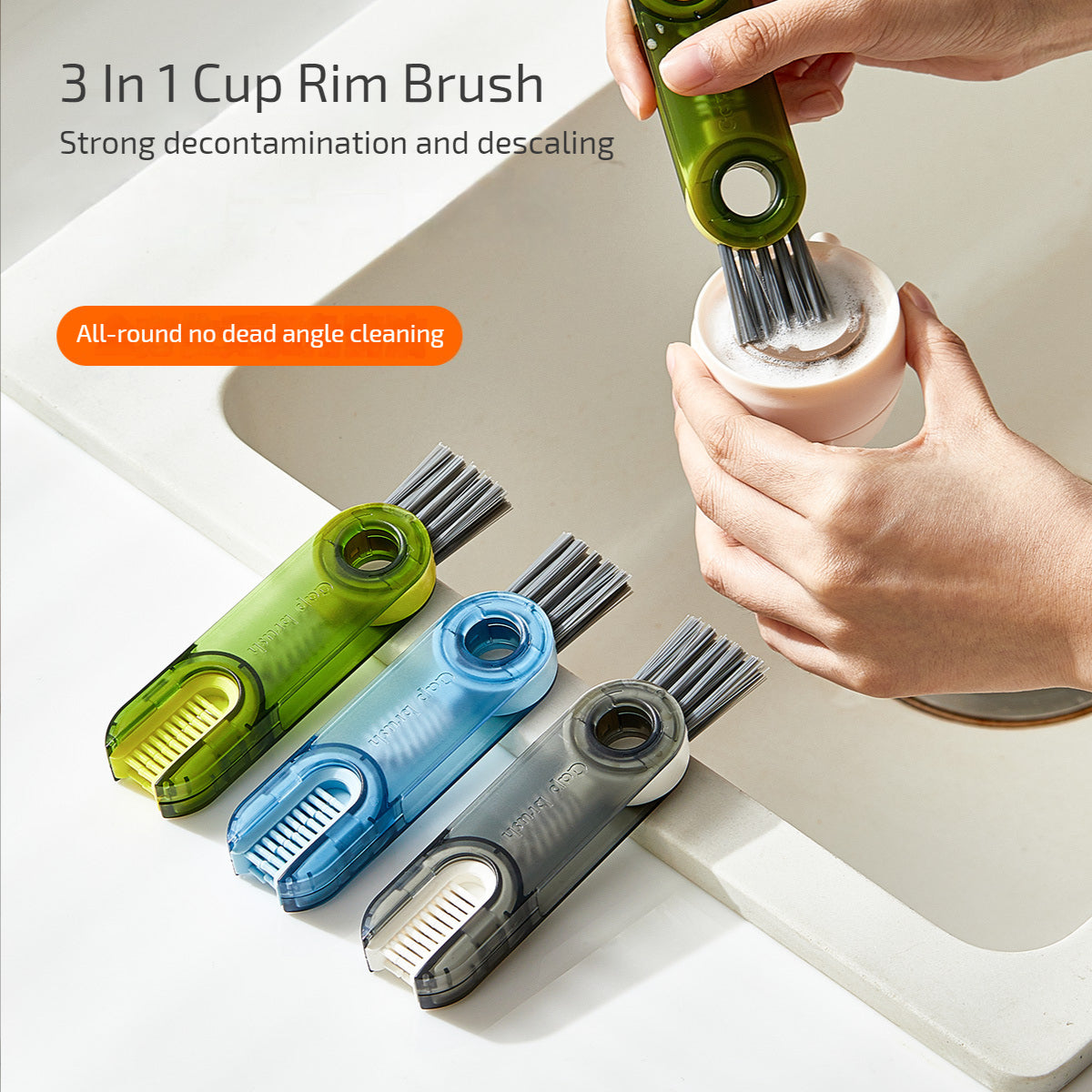 3 In 1 Bottle Cup Straw Cleaner Tool
