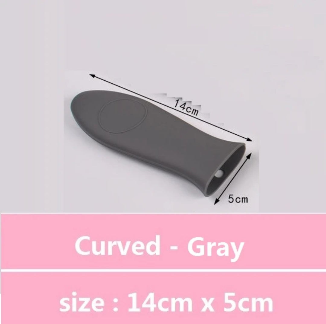 Silicone heat handle
