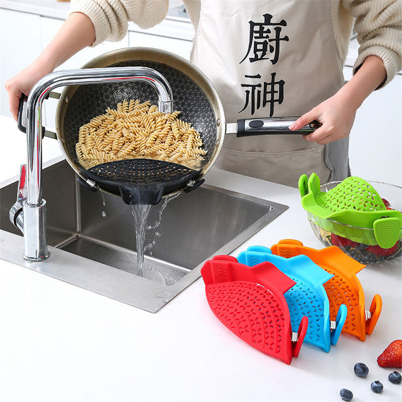 Silicone Pot Side Drain