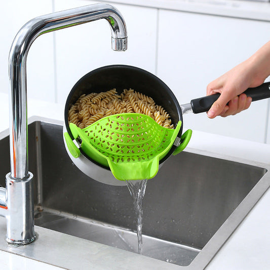 Silicone Pot Side Drain