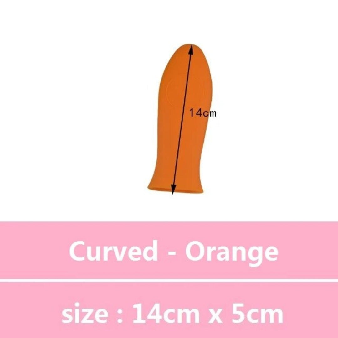 Silicone heat handle