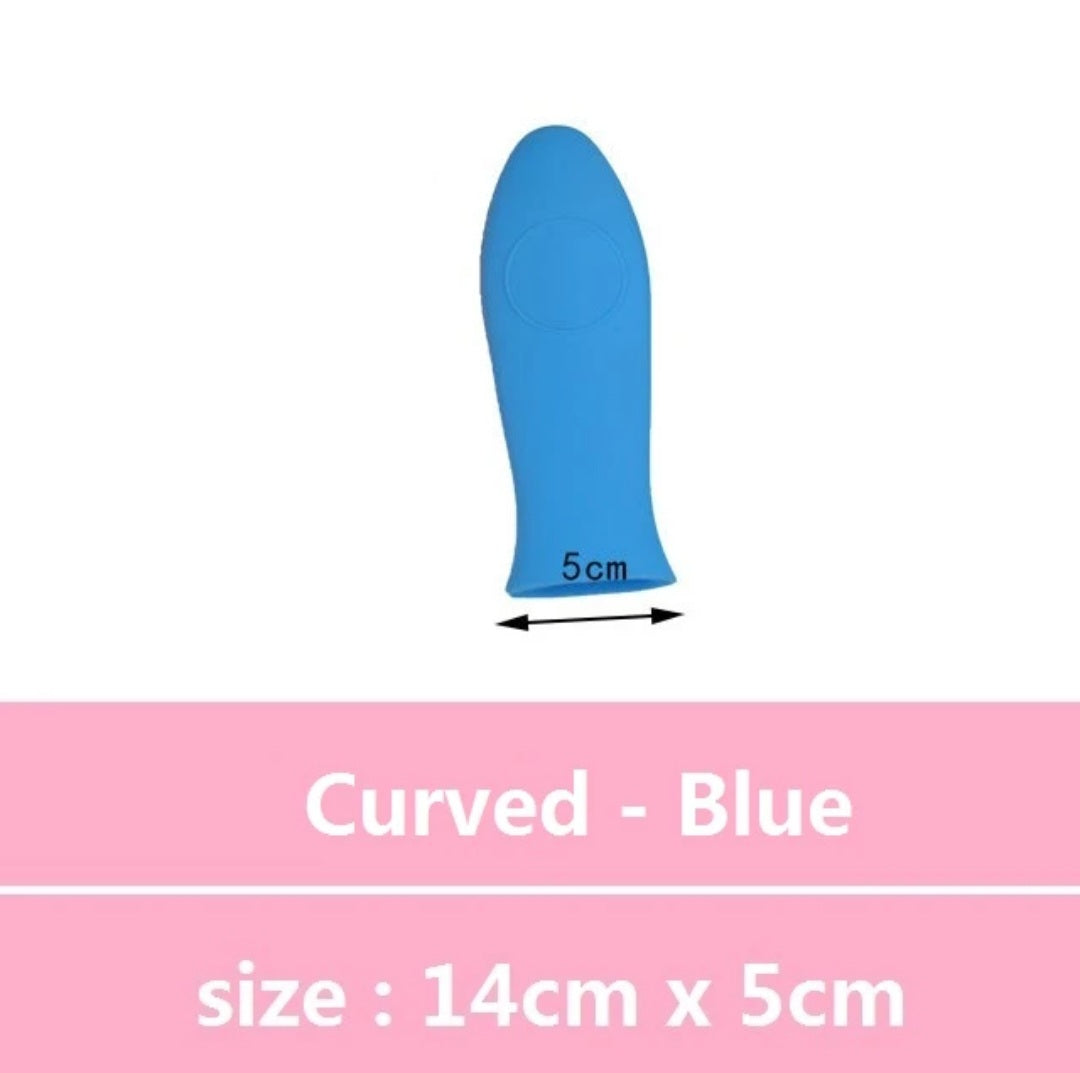 Silicone heat handle