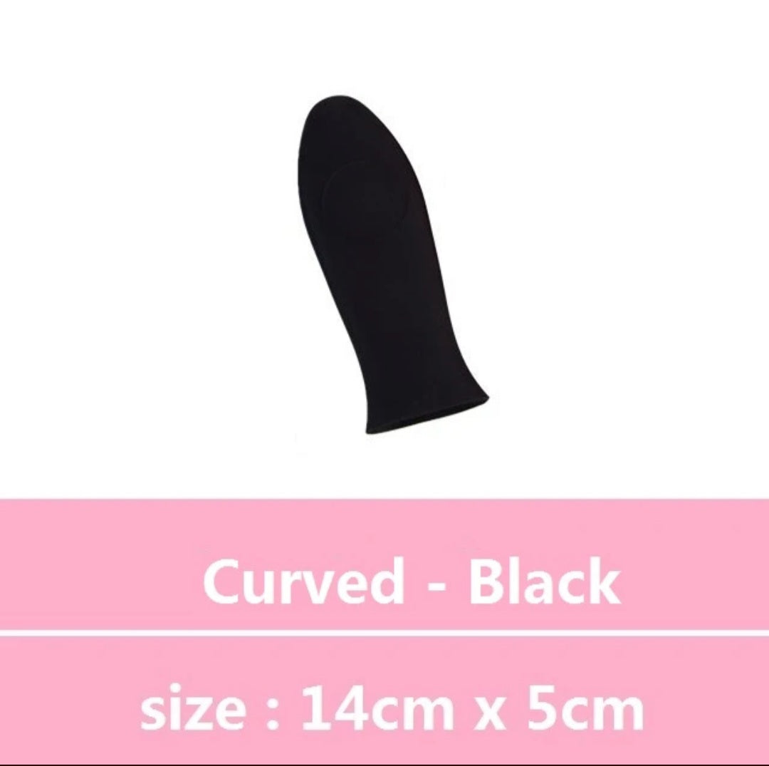 Silicone heat handle