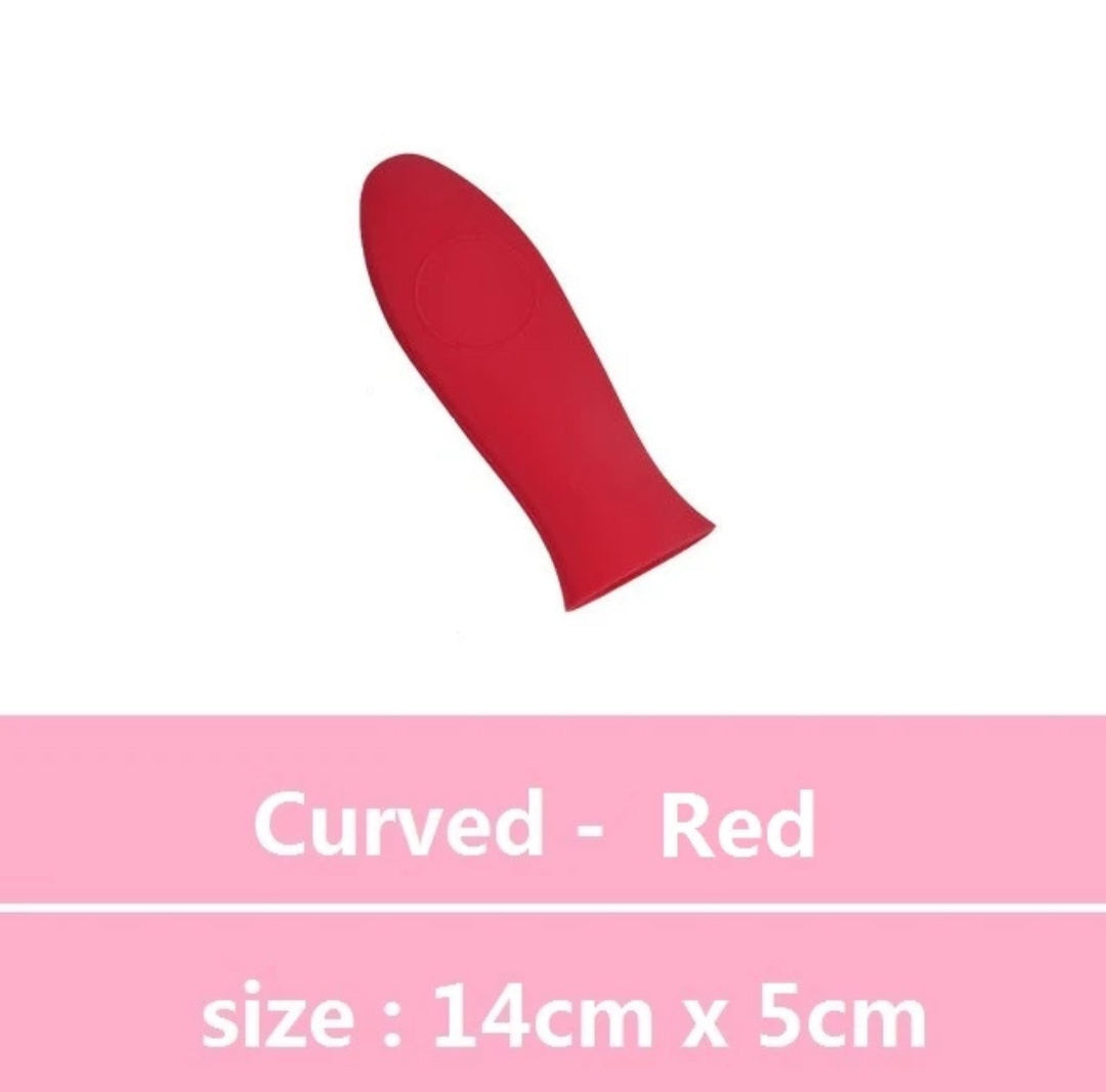Silicone heat handle
