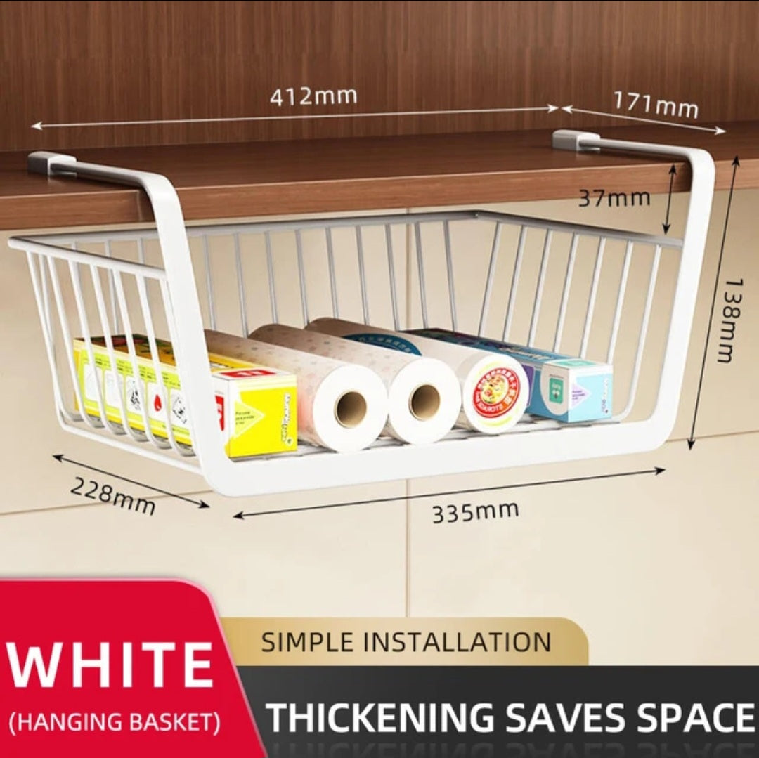 Hanging storage basket